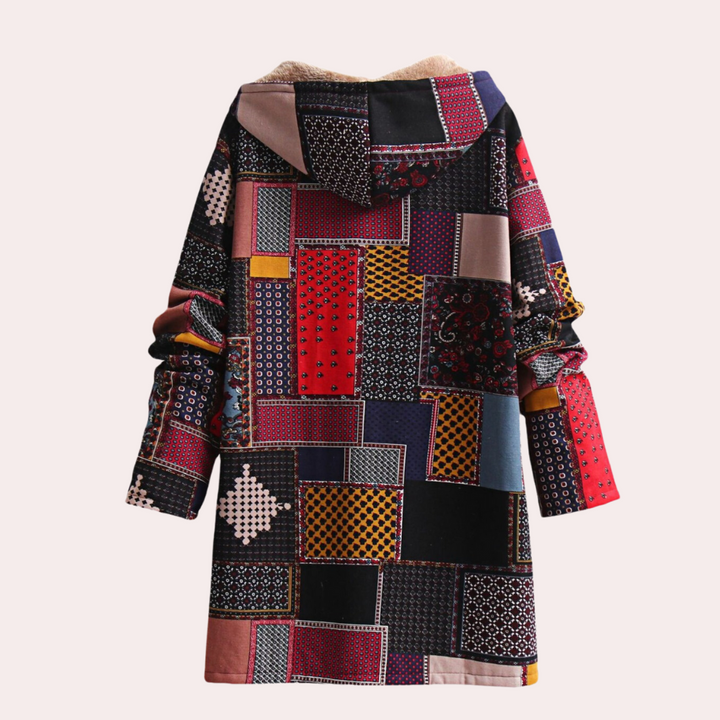 JANET | ART-INSPIRED ELEGANT WARM COAT