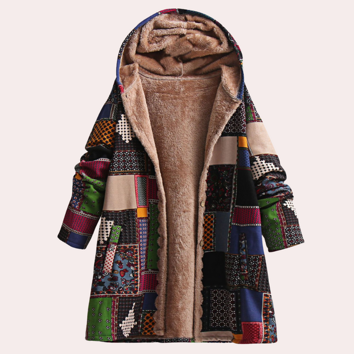 JANET | ART-INSPIRED ELEGANT WARM COAT