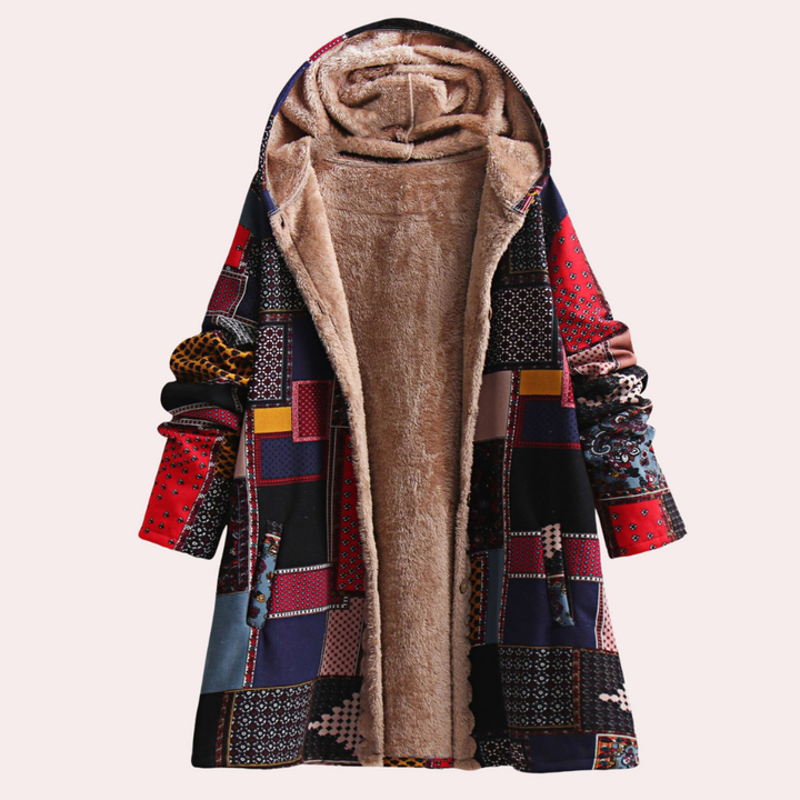 JANET | ART-INSPIRED ELEGANT WARM COAT