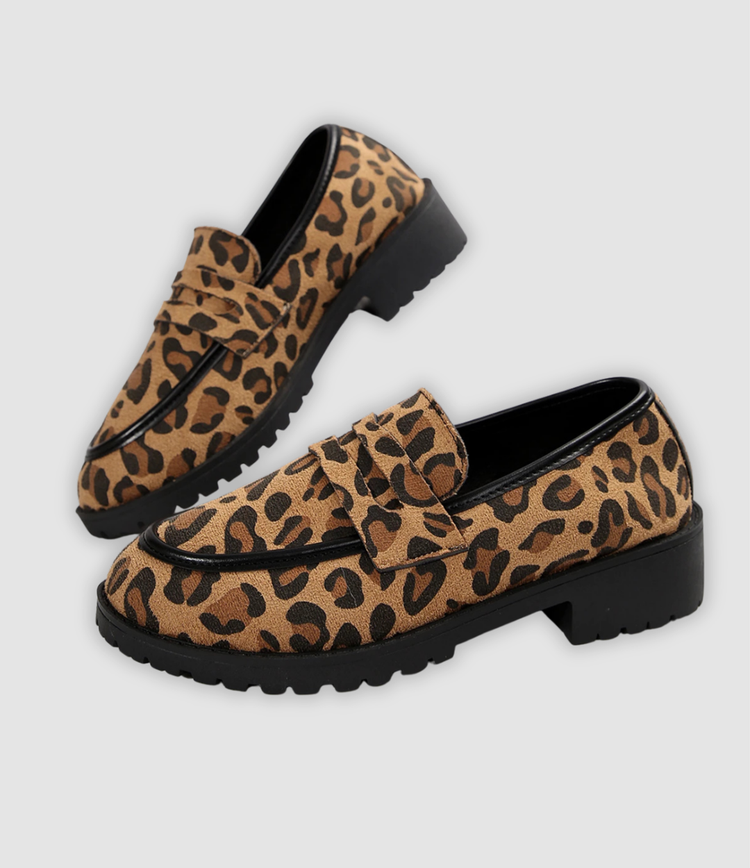LINDA | LEOPARD SOFT STEP LOAFERS