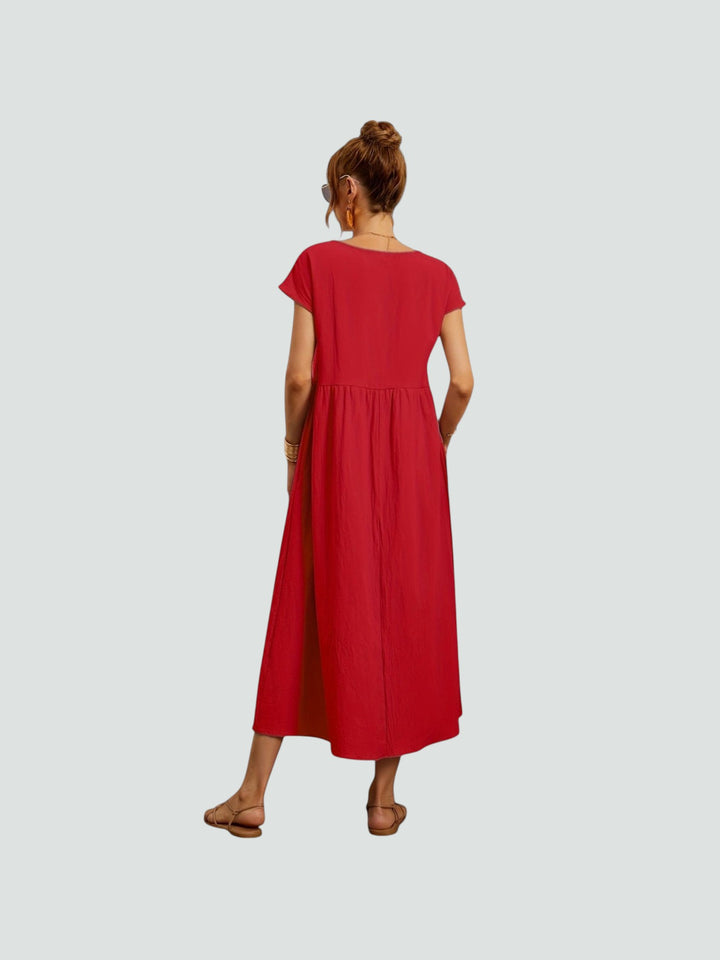 SOPHIA| VESTIDO DE PRIMAVERA CON ELEGANCIA SUAVE