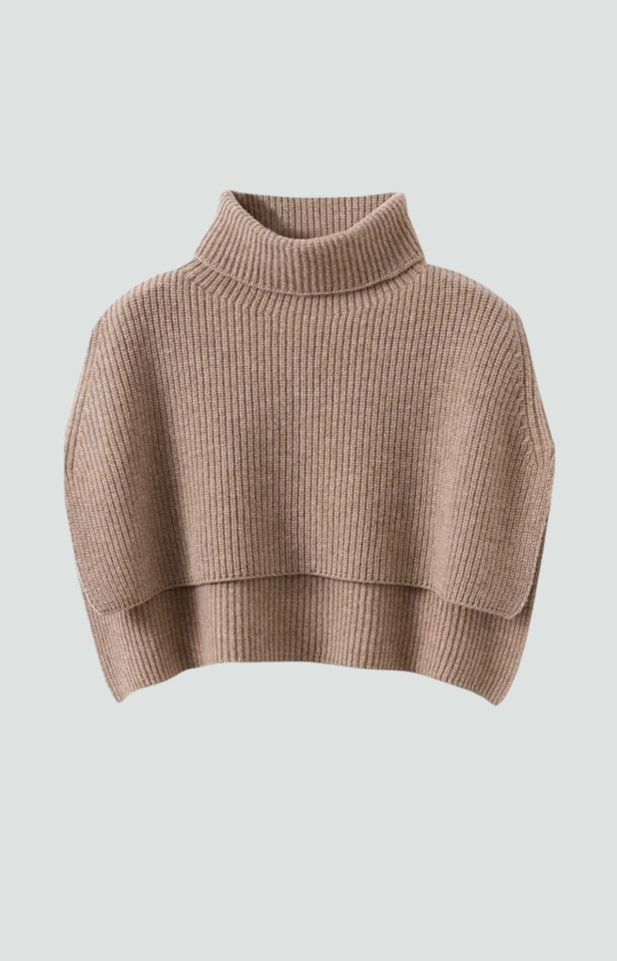 SOFÍA | CAPA DE LANA CON CUELLO ALTO