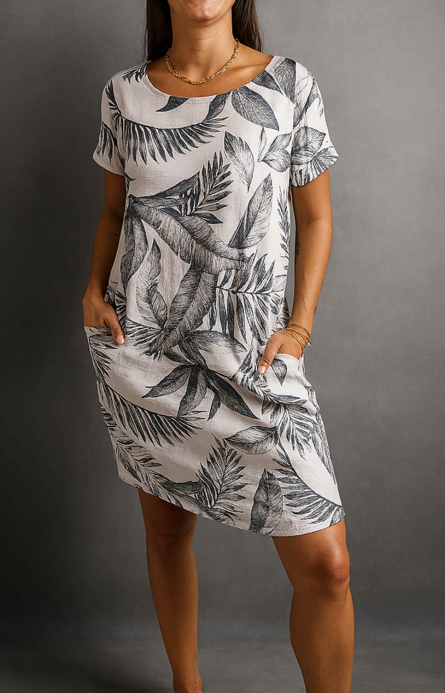 VALERIA | VESTIDO ENCANTO DE LIENZO