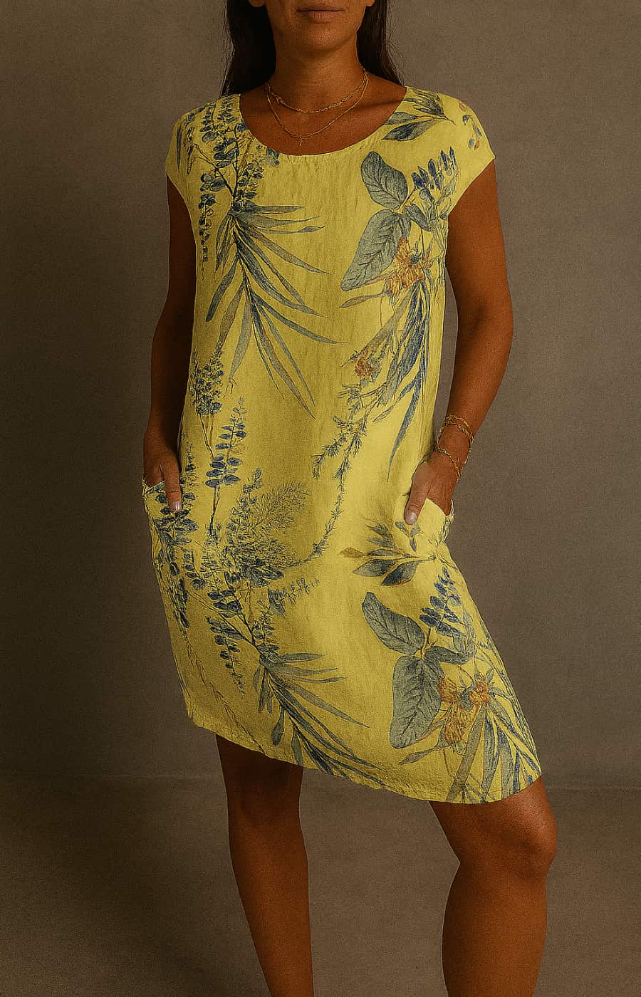 VALERIA | VESTIDO ENCANTO DE LIENZO