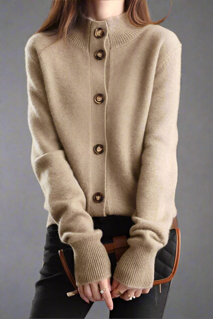 Aurora Cashmere Button Cardigan