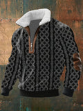 Baylor - Zip-Up Sweater with a High Fur-Trimmed Collar