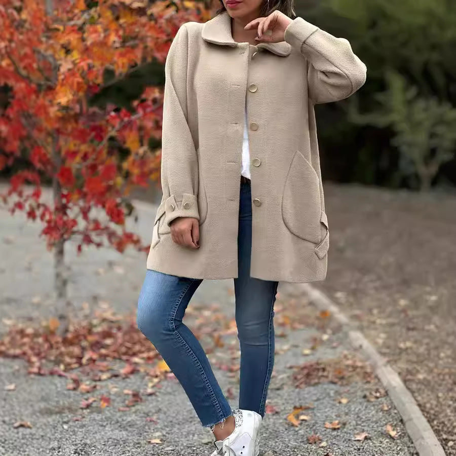 MOANA | CLASSIC OVERSIZED BUTTON COAT