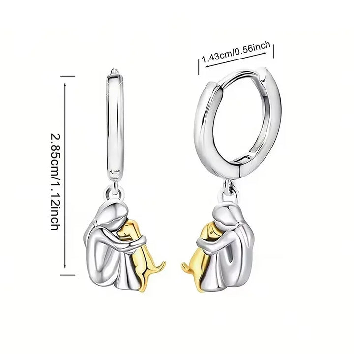 ARIA | DOG EMBRACE EARRINGS