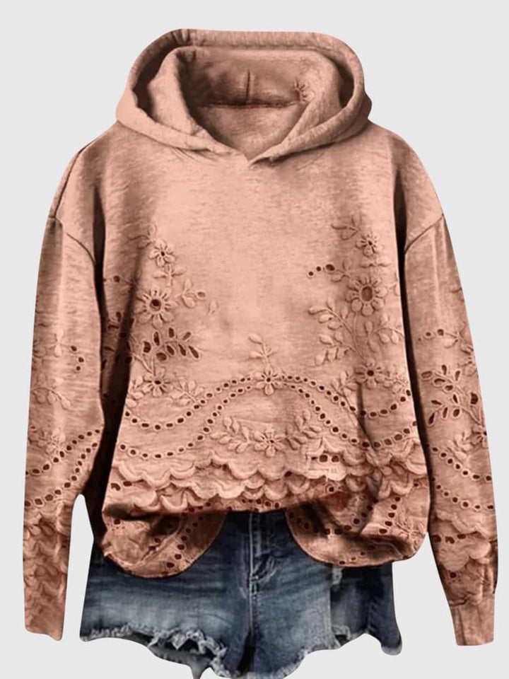 SOFIE | SWEATER WITH LACE DETAILS