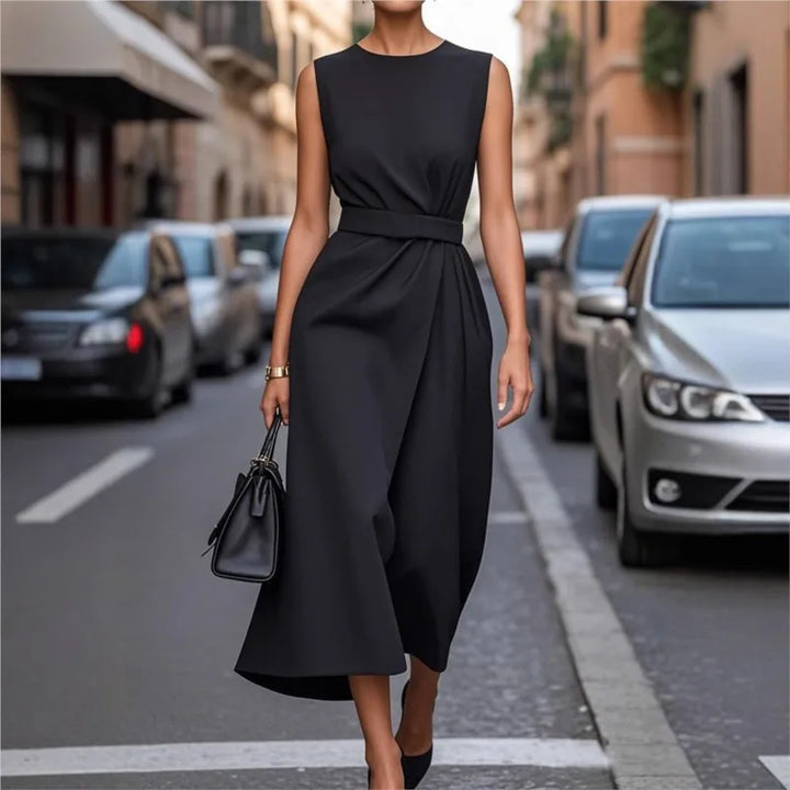 Danielle | Elegant Round Neck Dress
