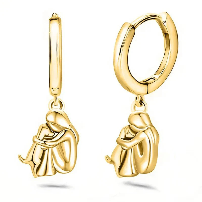 ARIA | DOG EMBRACE EARRINGS