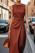 Danielle | Elegant Round Neck Dress