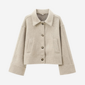 ISLA | CROPPED WOOL-BLEND JACKET