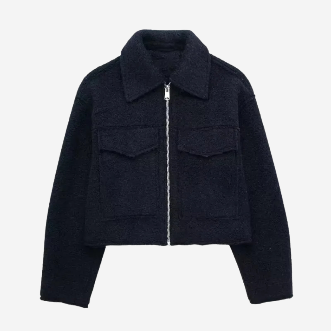 MARLENE | WOOL-BLEND ZIP JACKET