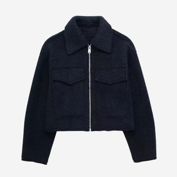 MARLENE | WOOL-BLEND ZIP JACKET