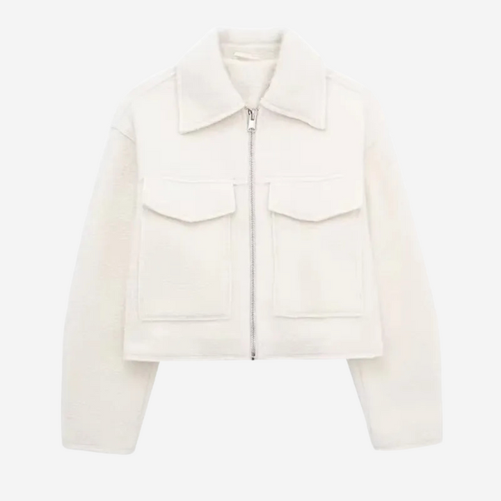 MARLENE | WOOL-BLEND ZIP JACKET