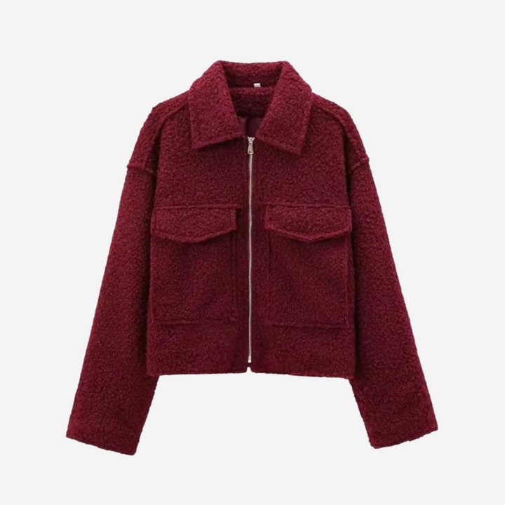 MARLENE | WOOL-BLEND ZIP JACKET