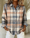 Sandra® | Vintage-style shirt with check pattern