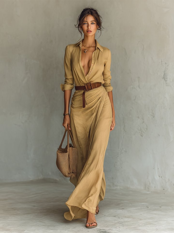 Sara™ Maxi Wrap Dress