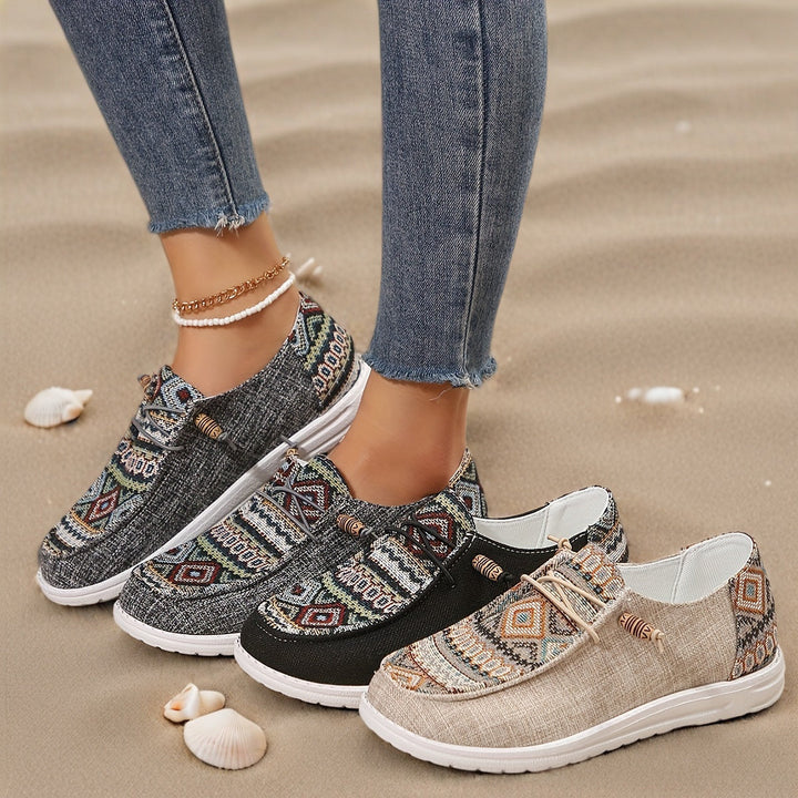 Women’s Vintage Geometric Sneakers