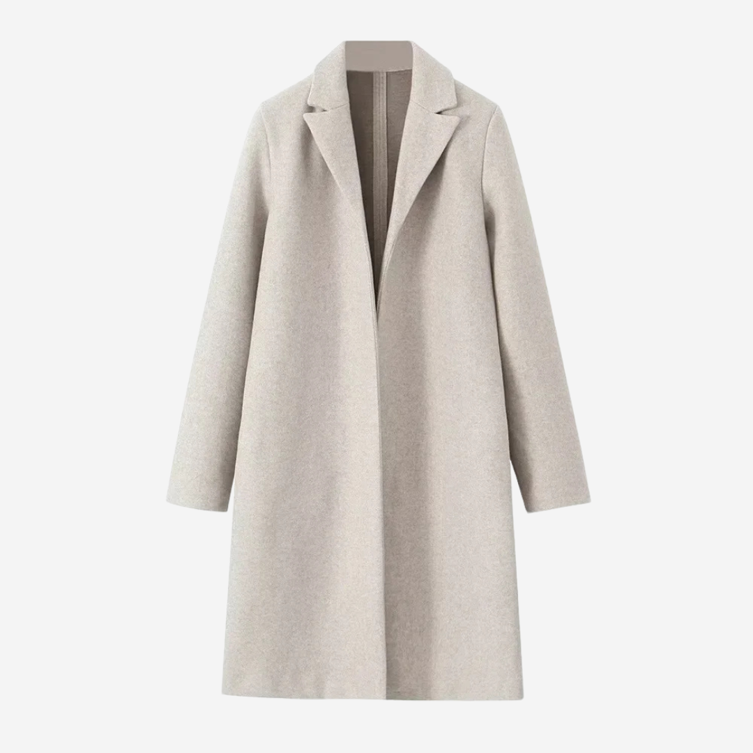 LOU | MINIMALIST WOOL COAT