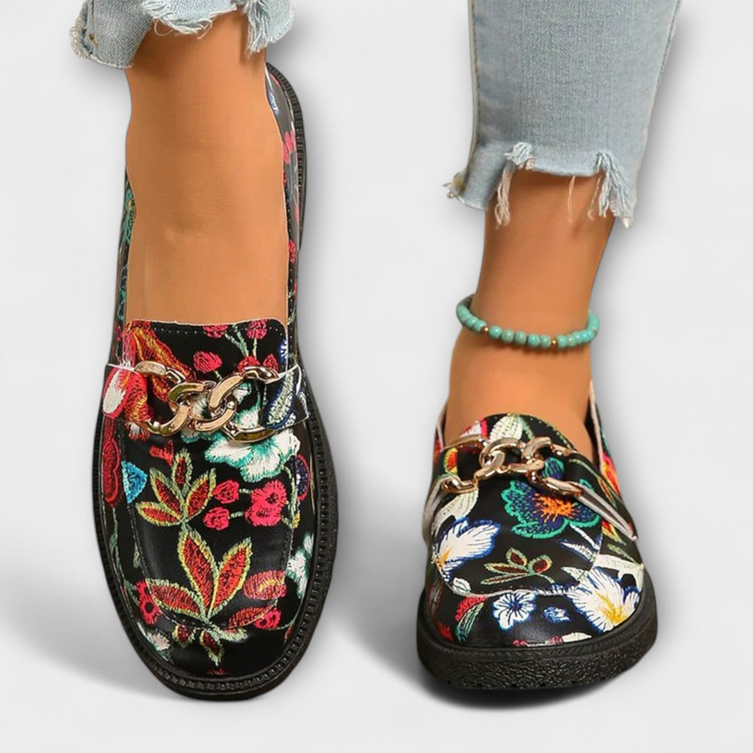 ROSE | FLOWER SOFT STEP LOAFERS