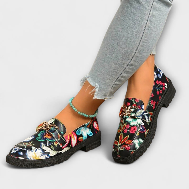 ROSE | FLOWER SOFT STEP LOAFERS