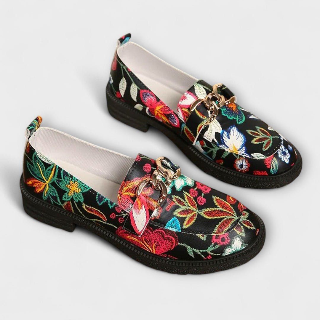 ROSE | FLOWER SOFT STEP LOAFERS