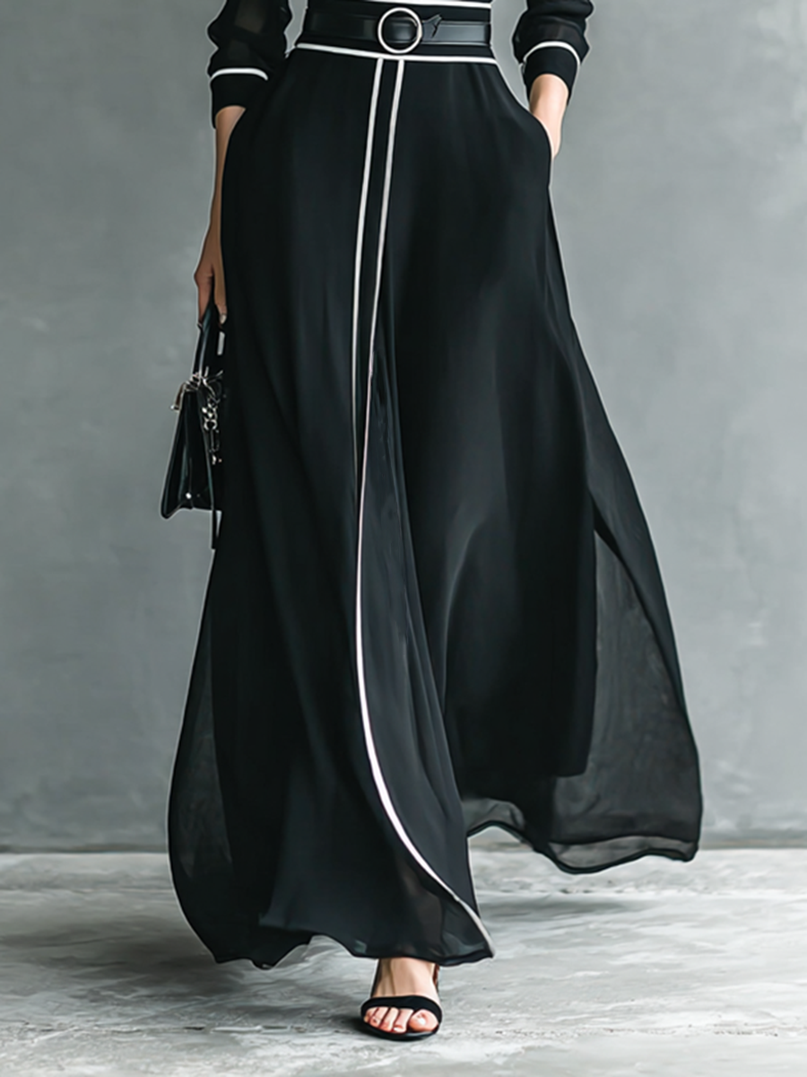 VICTORIA | MONOCHROME MAXI DRESS