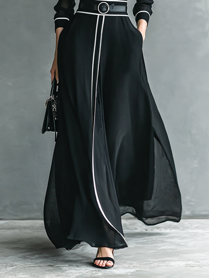 VICTORIA | MONOCHROME MAXI DRESS