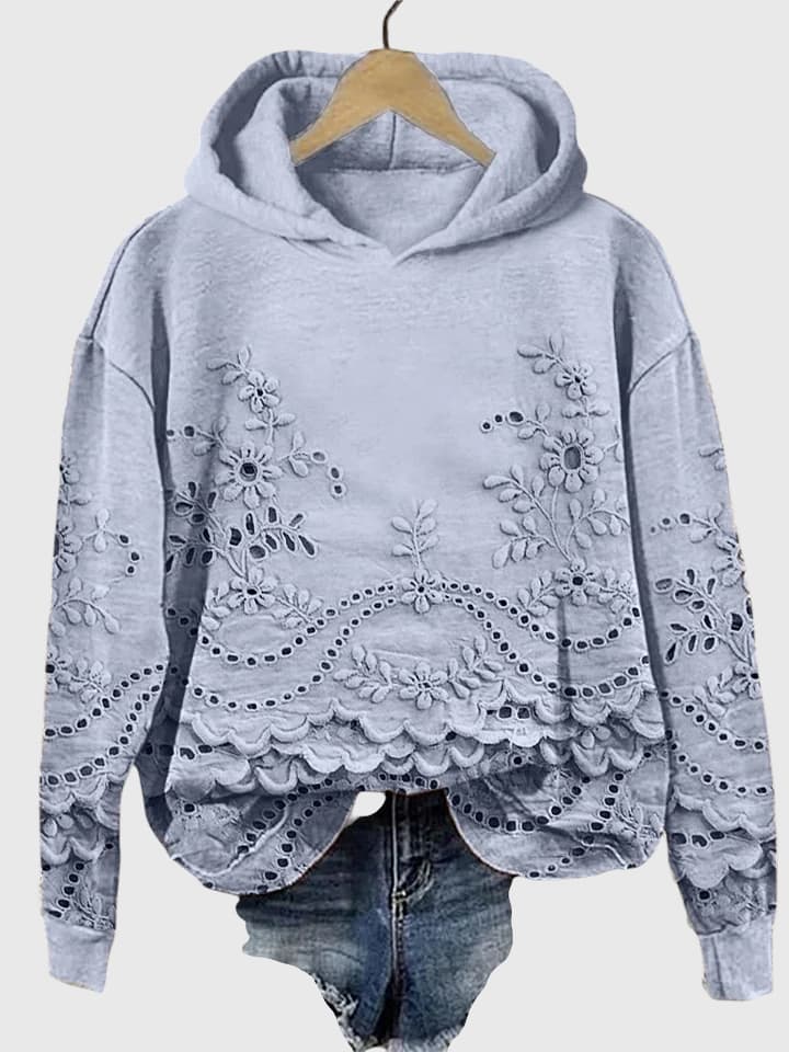 SOFIE | SWEATER WITH LACE DETAILS