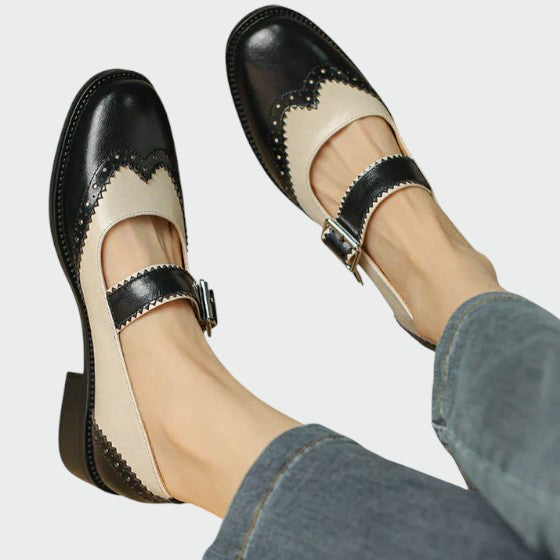 Brenda | Leather Mary Janes