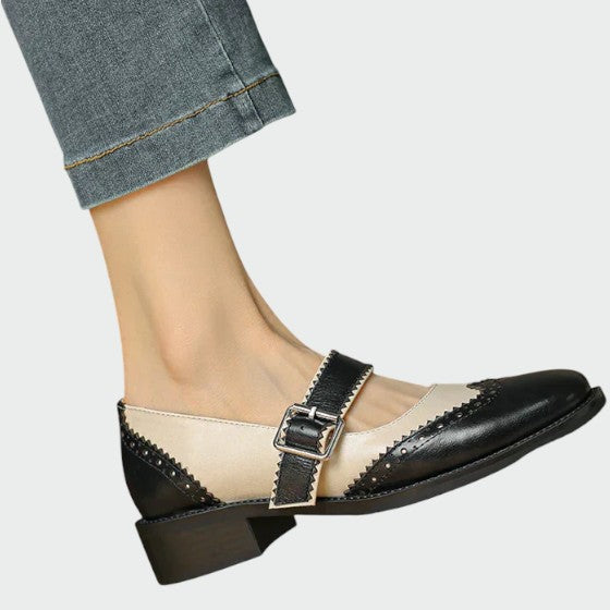 Brenda | Leather Mary Janes
