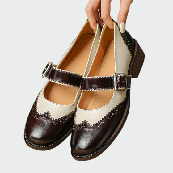 Brenda | Leather Mary Janes