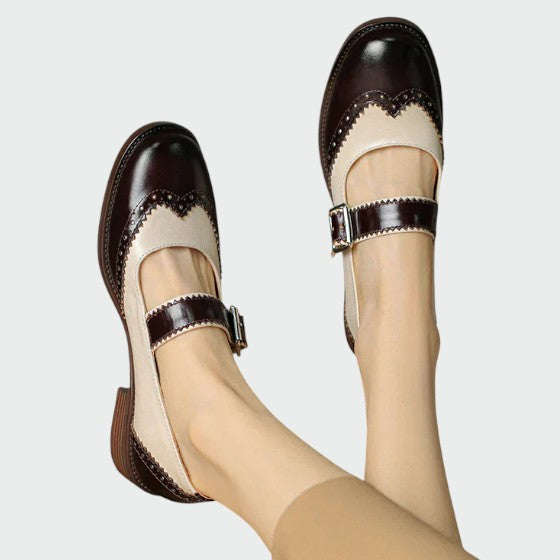Brenda | Leather Mary Janes