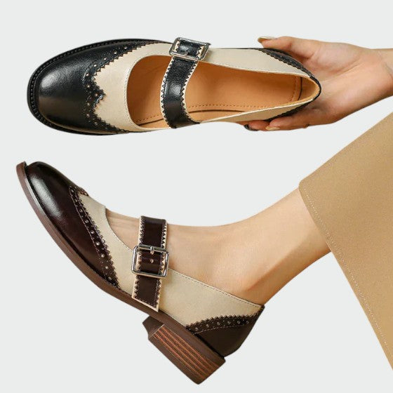 Brenda | Leather Mary Janes