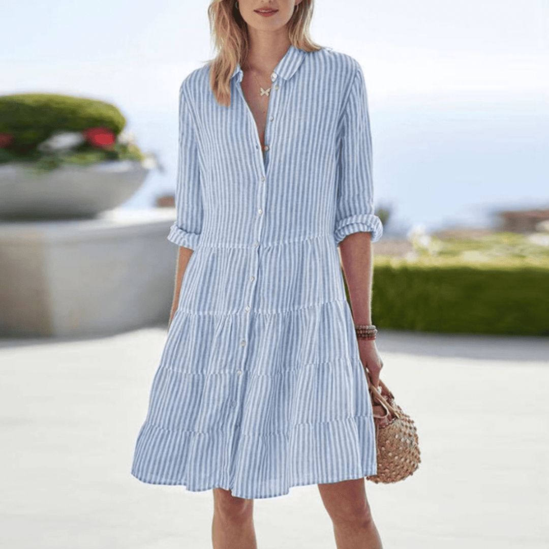Natalie | Breezy Striped Dress