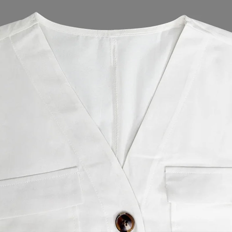 ⏳Time-limited Special⏰Women's Fashion V-Neck Loose Jumpsuit